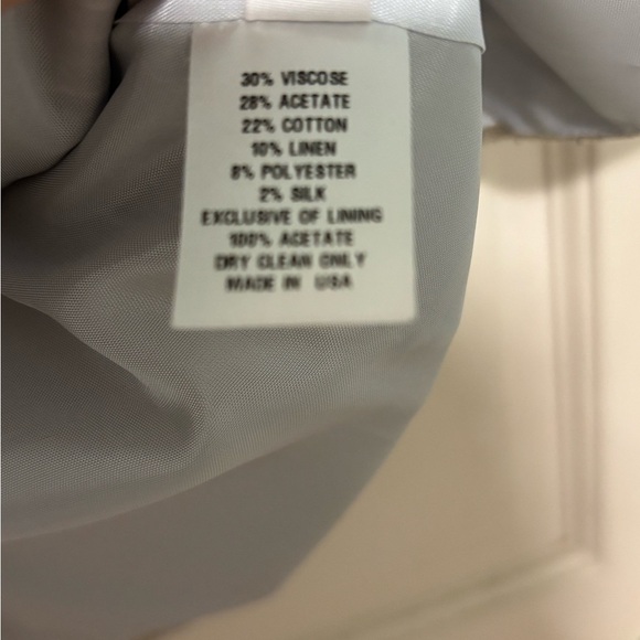 Loeffler Randall Puff Sleeve Metallic Gold Peplum Blouse Size 4 Romantic Femme - Picture 5 of 7